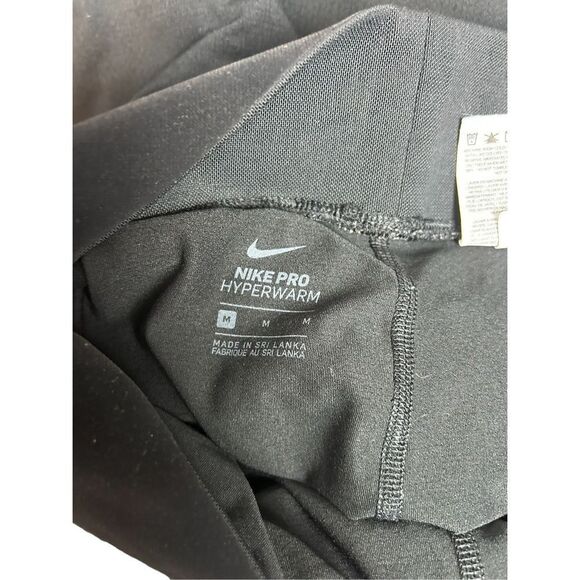Nike Pro Hyperwarm training tights size medium 25.5” in seam - Picture 5 of 14